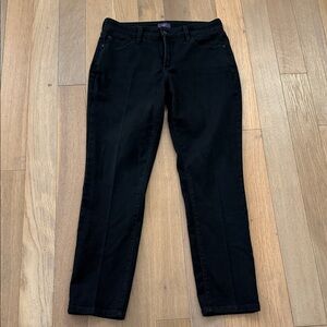 NYDJ Women's Black Straight Leg Jeans